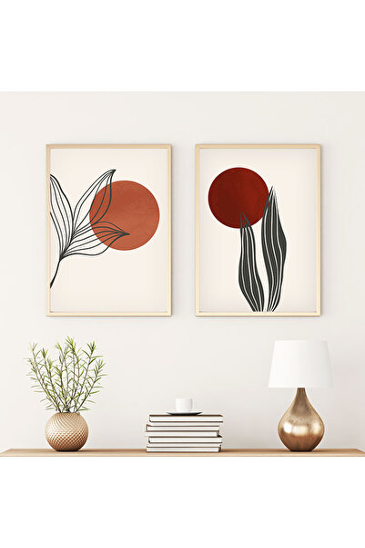 huhuli Set modernih slika u drvenom okviru huhu84