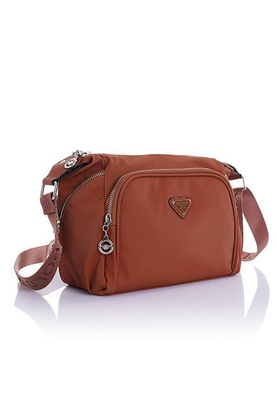 Getcho Erhart Women's Cinnamon Crossbody Bag – Small Size Casual Sports Style Zippered Shoulder and Shoulder Bag