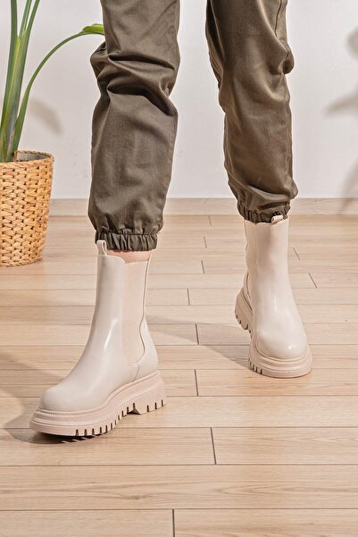 Getcho Hazel Жіночі еластичні боти з білою смужкою