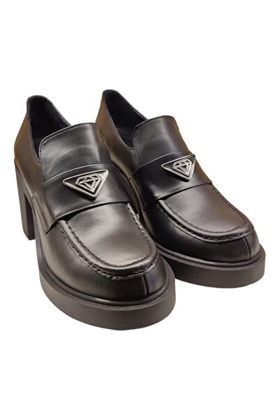 ALBİNİ 101103 Siyah Hakiki Deri Kadın Günlük Ayakkabı