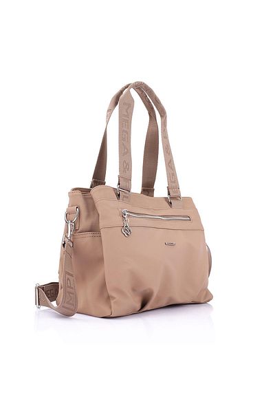 Getcho Joan Women's Mink Multi-Eye Shoulder Bag – Zippered, Large Volume Model