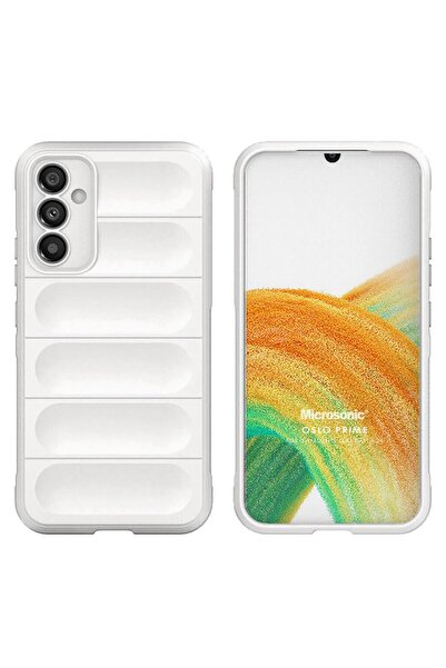 Microsonic Samsung Galaxy A15 Kılıf Oslo Prime Beyaz