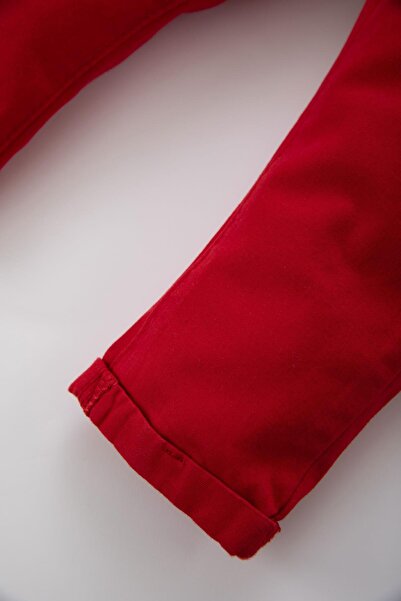 DeFacto Baby Boy Red Gabardine Basic Pants Z2703A223Sp