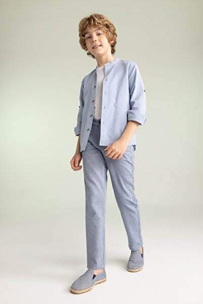 DeFacto Boy's Standard Cotton Trousers Z2806a623sm