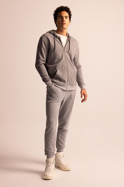 DeFacto Slim Fit Pocket Λεπτομερές εύκαμπτο παντελόνι φούτερ T8059az23sp