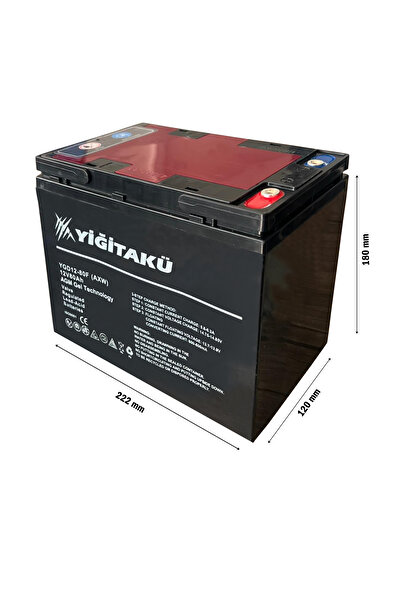 YİĞİT AKÜ YİĞİT 12V 80AH JEL SOLAR SİSTEM AKÜSÜ