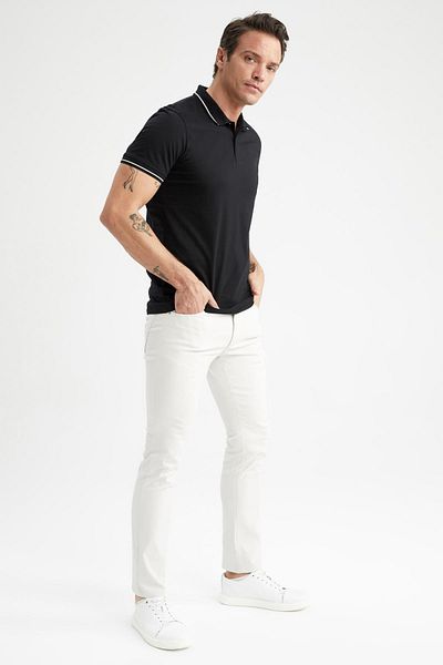 DeFacto Slim Fit Chino Canvas Trousers T1055az23sp
