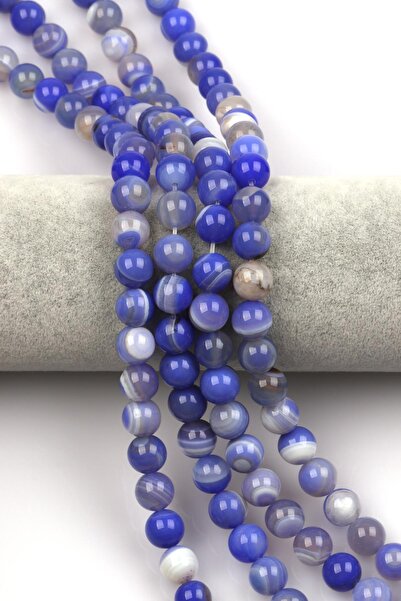 Alibaba Doğaltaş سلسلة حجر طبيعي من العقيق مدغشقر 10 ملم قطع كروي