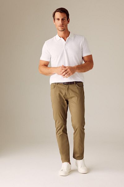 DeFacto Regular Fit Chino Canvas Trousers W4963az23sp