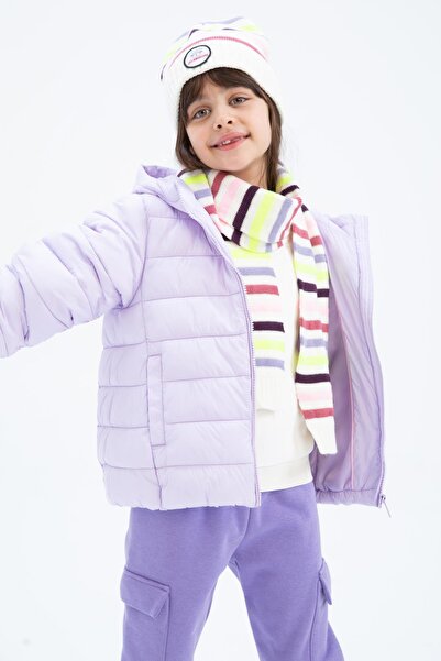 DeFacto Girl's Hooded Puffer Jacket Z0406a623sp