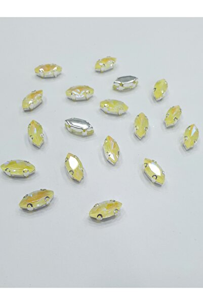 CRYSTALSHOP Kamen u kutiji - Citrin Ab - Šatl 7*15 mm (100 komada)