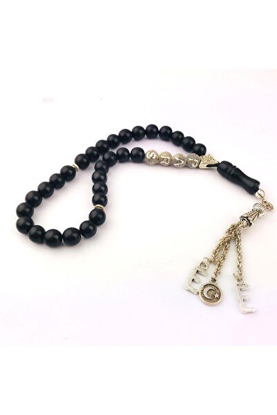 PİGADO İsim Yazılı Kişiye Özel Harf Püsküllü Oltu Tesbih Tespih