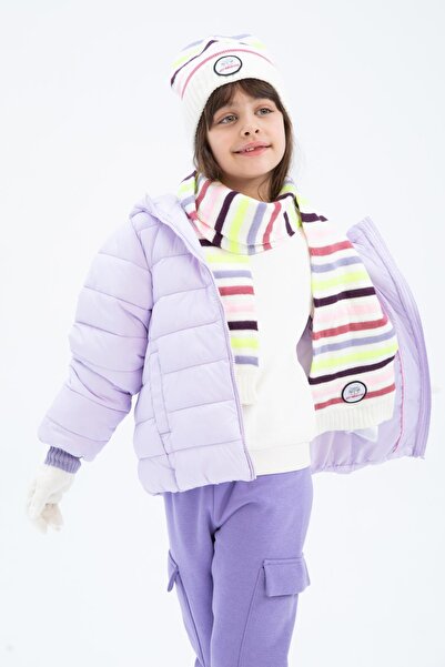 DeFacto Girl's Hooded Puffer Jacket Z0406a623sp