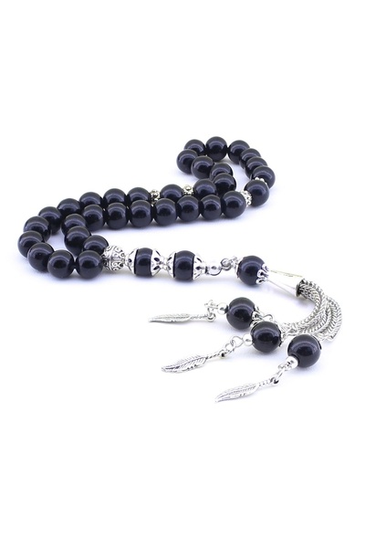 PİGADO Ροζάριο από ονύχια με φούντες σε σχήμα σφαίρας