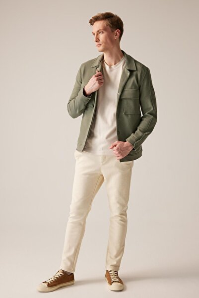 DeFacto Μαλακό Λεπτό Μπουφάν πουκαμίσου με Τσέπες Z5178az23sp