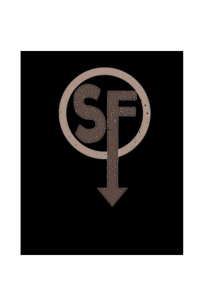 Z zepplin Patch-ul mare pentru spate cu logo-ul Sanitys Fall