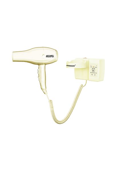 Johnson MaxiFön 1600W Hotel Type Hair Dryer - With Shaving Socket, 110v-220v