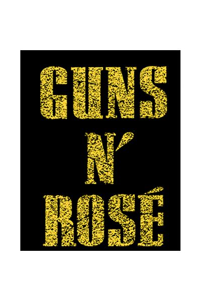 Z zepplin Guns N Rose Text Yellow Patch mare pe spate