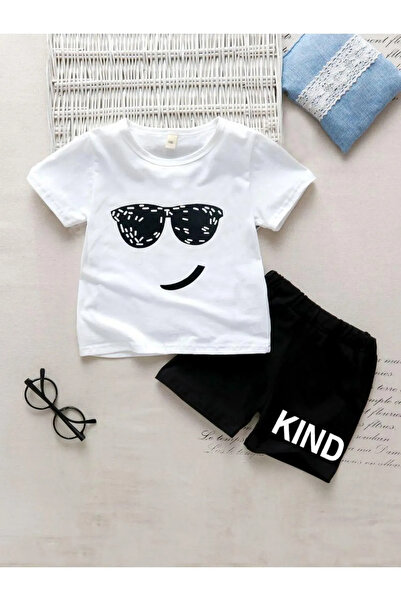 Machetta Dečiji osmeh Štampano Set gornjeg i donjeg dela Pamuk komada šortsa ...