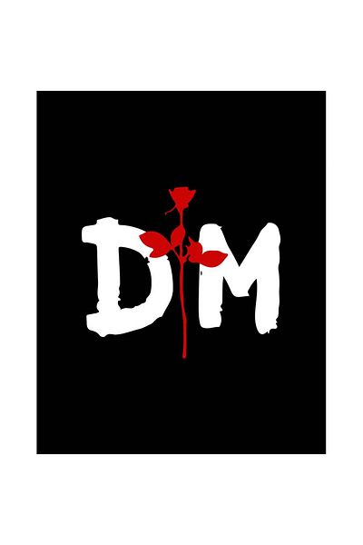 Z zepplin Patch de plasture mare pentru spate cu logo Depeche Mode