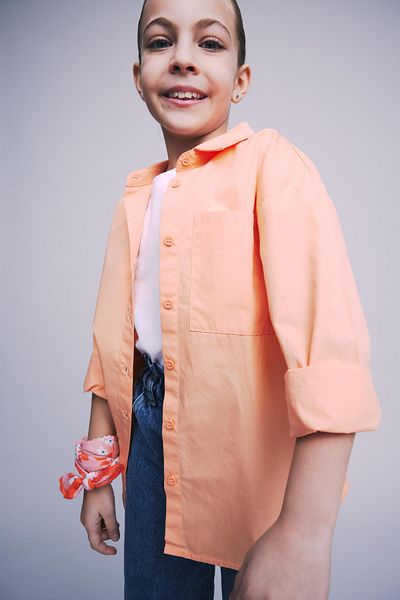 DeFacto Lány oversize Poplin hosszú ujjú ing Z4894a623sp