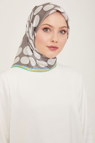 Armine ARMİNE Μεταξωτό Φουλάρι 9156D - Τσίλι