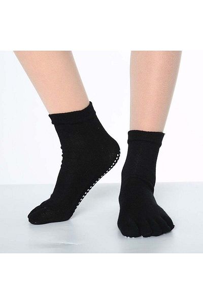 ALMİŞ Yoga&pilates, Barre, Dance Socks-μαύρο