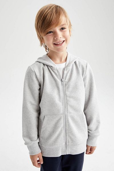 DeFacto Boy's Hooded Pique Cardigan Z6919a623sp
