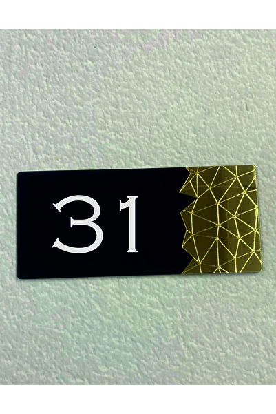Dekokonsept Blackpearl Series Plexiglass Mirror Detailed Uv Printed Apartment...