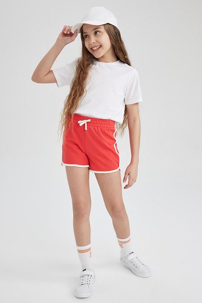 DeFacto Girl's Lace-up Waist Shorts L6125a623hs