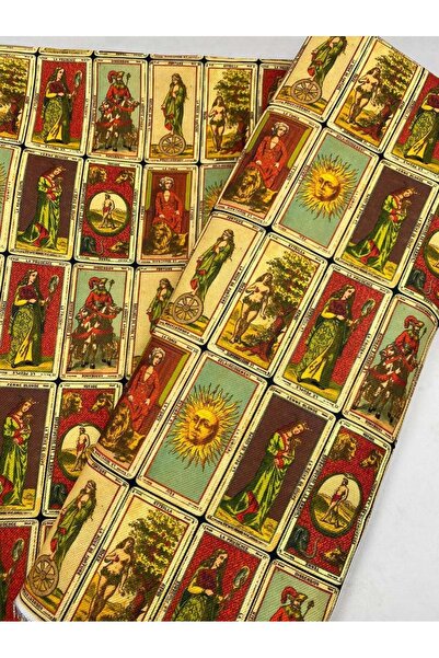 Favor fvr-2396 tarot  desenli kumaş