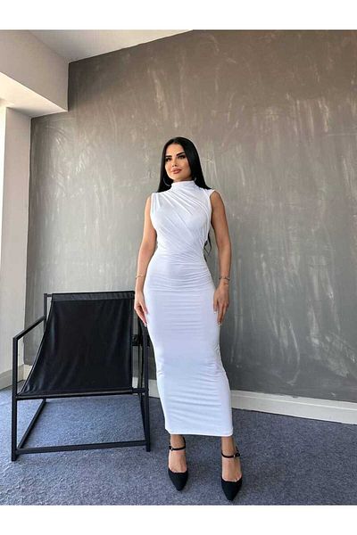 TAYT VEGAS Rochie albă Ful Lycra