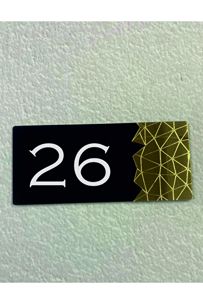 Dekokonsept Blackpearl Series Plexiglass Mirror Detailed Uv Printed Apartment...