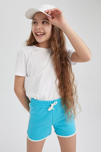 DeFacto Girl's Lace-up Waist Shorts L6125a623hs