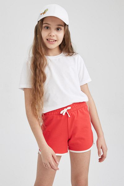 DeFacto Girl's Lace-up Waist Shorts L6125a623hs