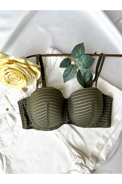 La Noche Lingerie Khaki Recovery Lotus Bra