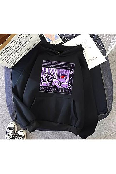 DWN WEAR Hunter x Hunter Kurapika White Hooded Sweatshirt