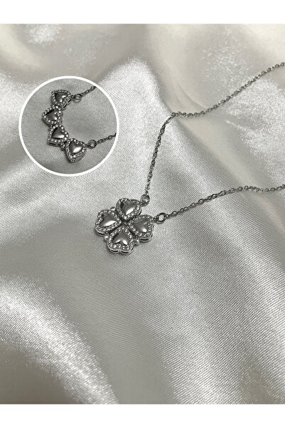 twinkle accessory Yüksek Kalite Çelik Mıknatıslı Açılır Kapanır Kalp Yonca Ko...