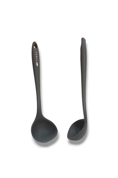 CEPHOME Ivory silicone scoop GRAY (28cm) 1 PCS