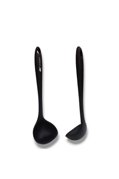 CEPHOME Ivory silicone scoop BLACK (28cm) 1 PCS