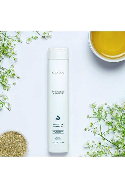 L'anza شامبو الشاي الأبيض L'ANZA - 300 مل، شفاء قوي