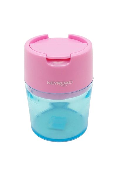 karinabest KEYROAD KR972410 PASTEL ROBBY DOUBLE EYE CHAMBER WITH LID Pencil Sharpener 1 Piece