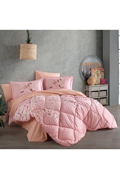 Hobby Missy Pudra - Poplin Çift Kişilik Uyku Seti