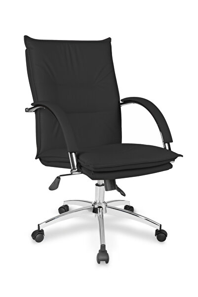 RiseOfis Ecem Müdür Koltuğu Multi Tilt Mekanizmalı Krom Yıldız Ayaklı