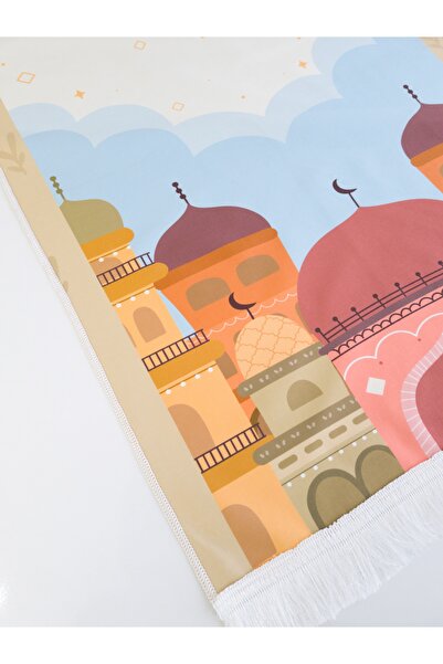 lamel shop Prayer Rug Colorful Mosque / 60x100 cm