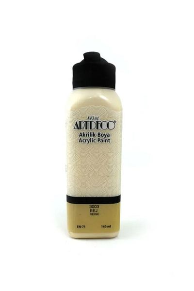 Toptan Bulurum Artdeco Beige Colored Acrylic Paint - 140 ml