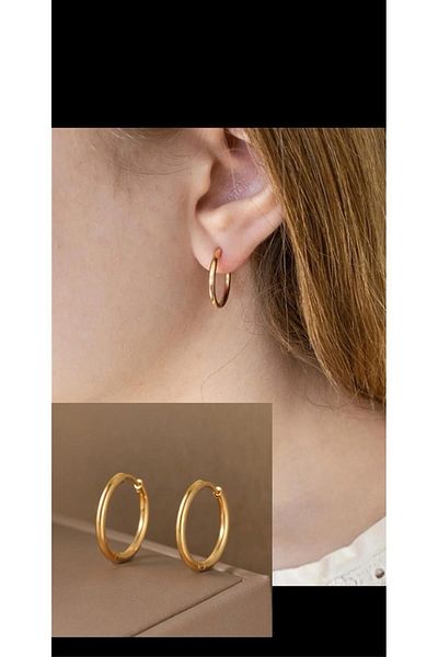 Arescollection 316l surgical steel medium size steel men's women's ring earrings