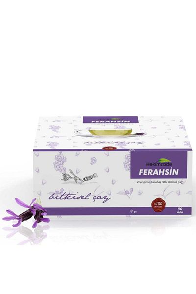 Hekimzade Fresh - Herbal Package Tea with Ginger and Black Cumin - 90 Pieces (3Gr)