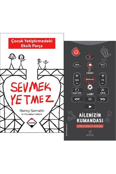 ELMA Yayınevi Sevmek Yetmez + Ailenizin Kumandası / 2 Kitap Set