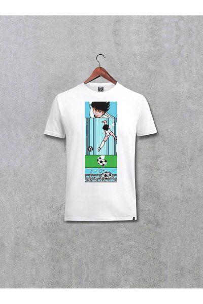 Pisa Art Унисекс тениска с щампа Captain Tsubasa от Atari Game